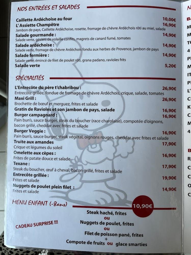 Restaurant Le Barry - Menu Image 4